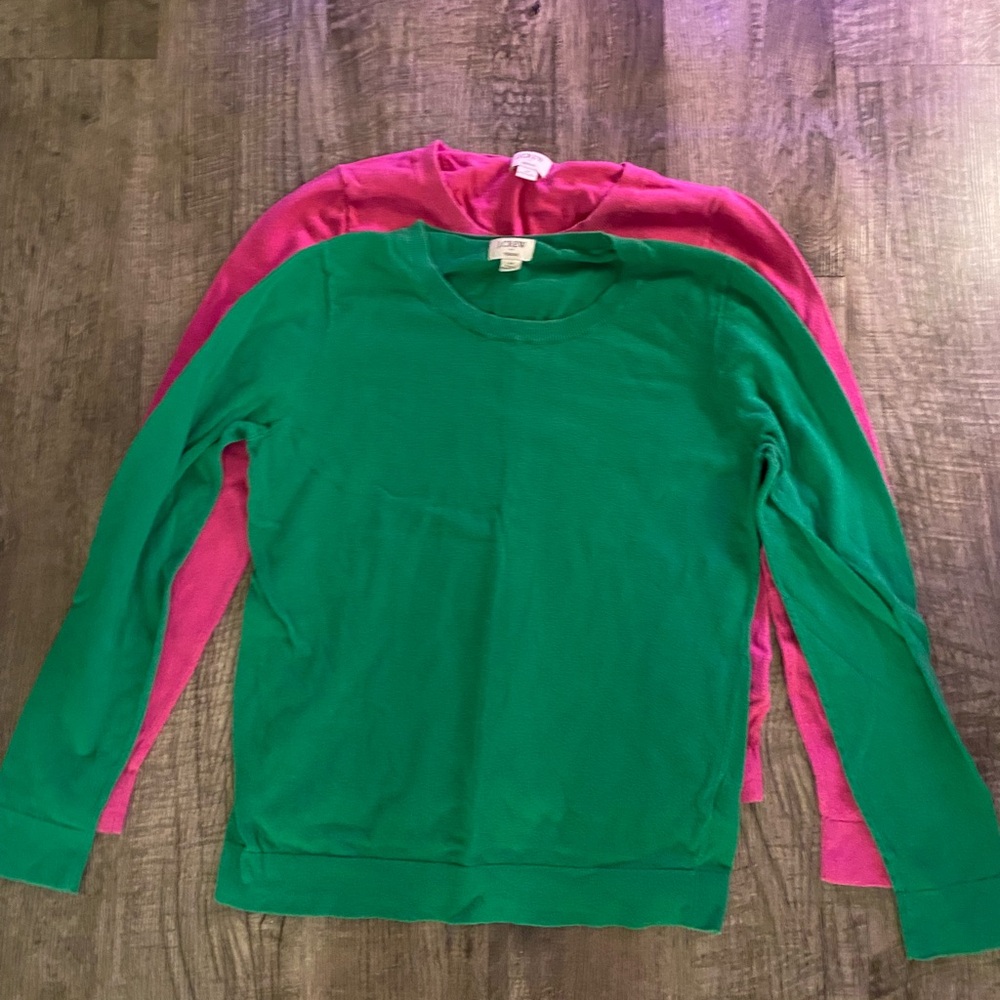 J crew cotton sweaters Medium